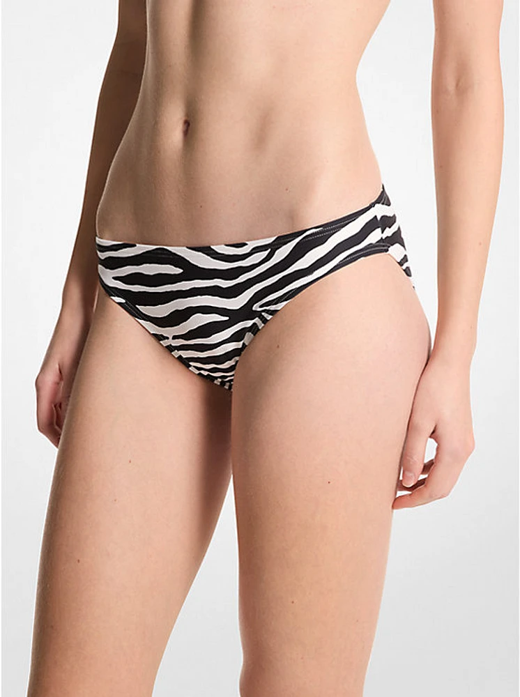 Zebra Print Bikini Bottom