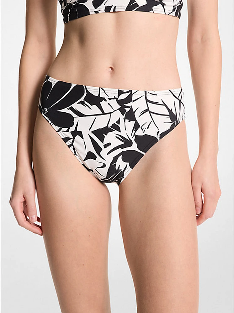 Palm Print Bikini Bottom