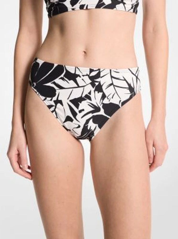 Palm Print Bikini Bottom