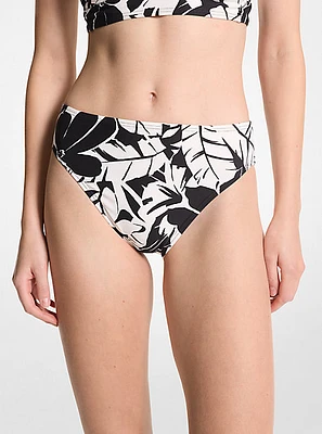 Palm Print Bikini Bottom