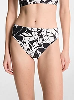 Palm Print Bikini Bottom