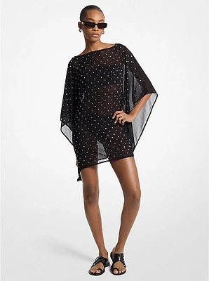 Studded Chiffon Caftan