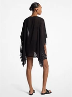 Studded Chiffon Caftan