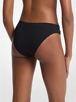 Studded Stretch Nylon Bikini Bottom