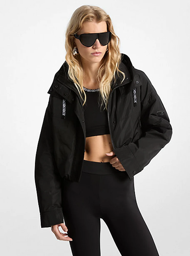 Cropped Hooded Jacket