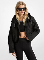 Cropped Hooded Jacket