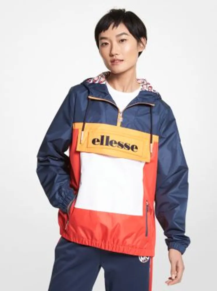 MK x ellesse Breckenridge Color-Blocked Quilted Nylon Puffer Jacket