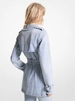 Denim Trench Coat