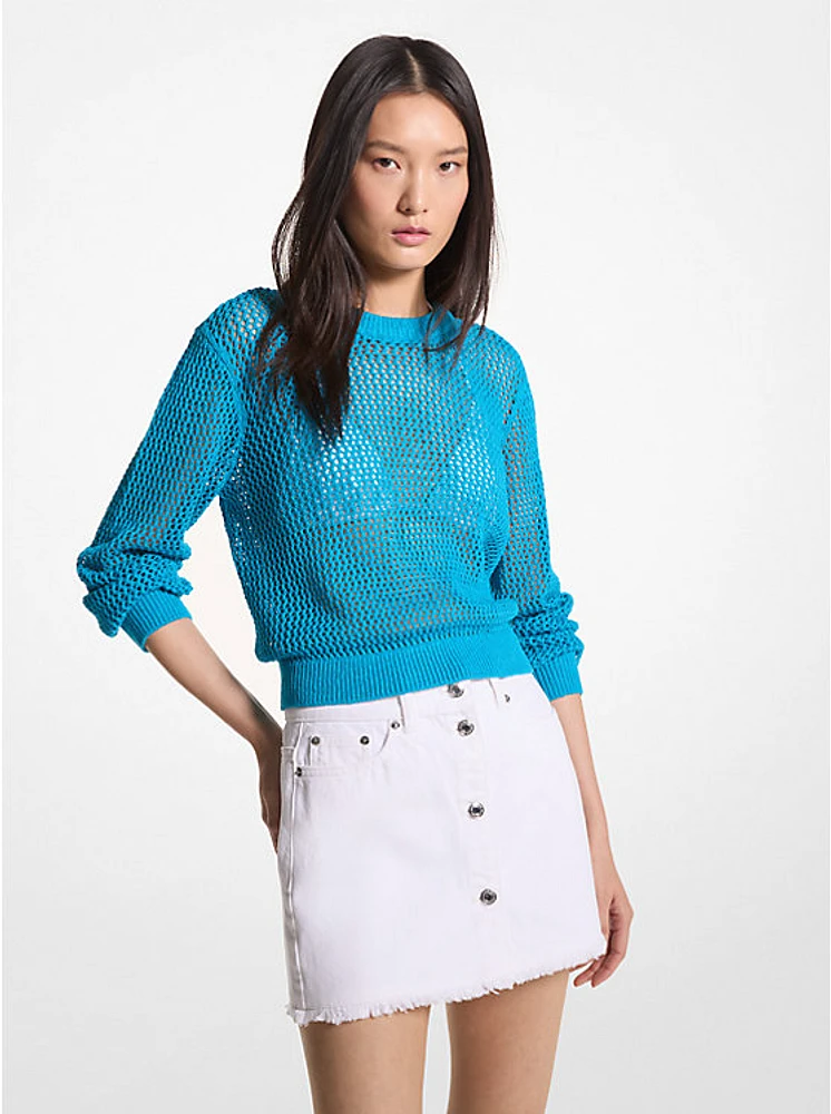 Mesh Sweater