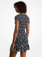 Floral Print Georgette Dress
