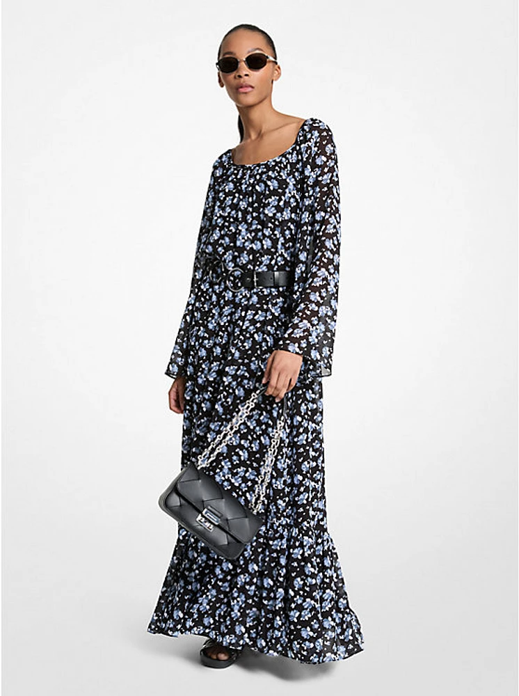 Floral Georgette Maxi Dress