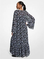 Floral Georgette Maxi Dress