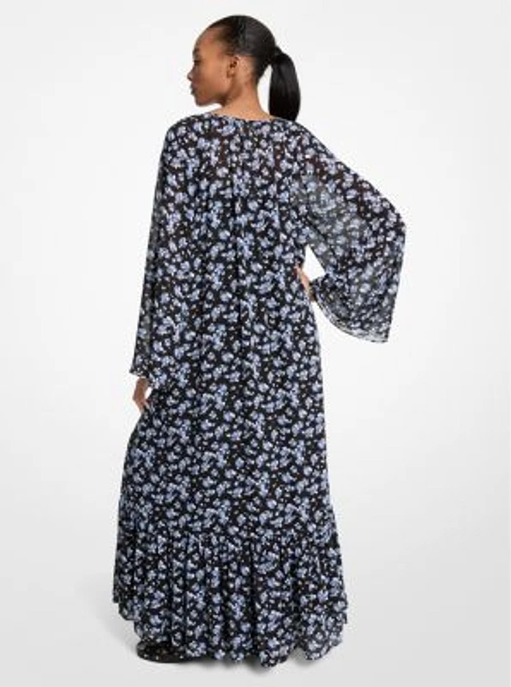 Floral Georgette Maxi Dress