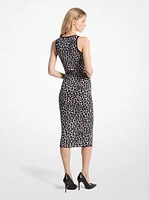Leopard Jacquard Knit Dress