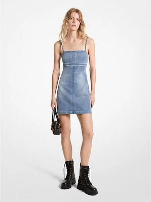 Stretch Denim Mini Dress