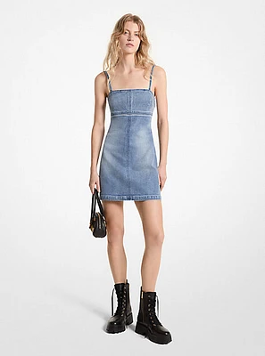 Stretch Denim Mini Dress