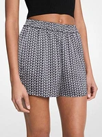 MK2000 Logo Satin Shorts