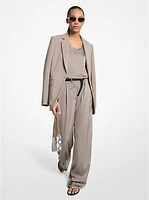 Drapey Satin Wide Leg Pants