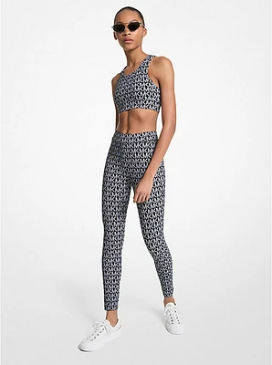 Logo Stretch Knit Leggings