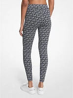 Logo Stretch Knit Leggings