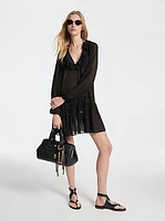 Ruffled Mini Dress