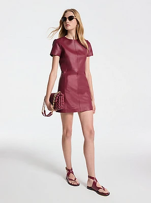 Leather Mini Dress