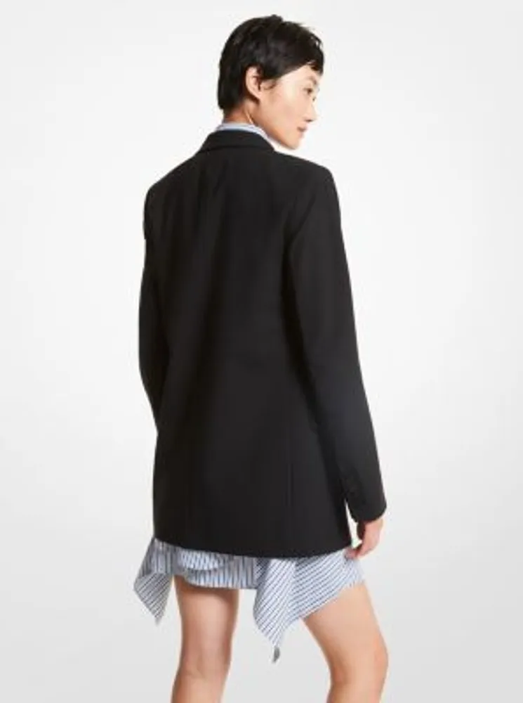 Stretch Wool Boyfriend Blazer