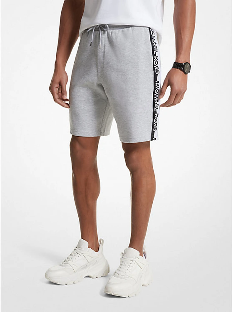 Logo Tape Cotton Blend Shorts