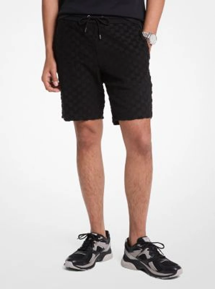 Logo Jacquard Terry Shorts