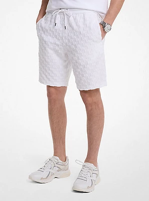 Logo Jacquard Terry Shorts