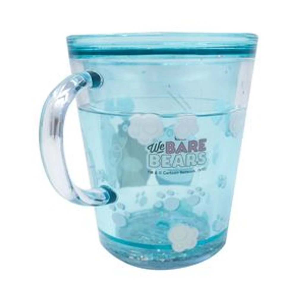 Taza De Doble Capa Con Agua Encapsulada We Bare Bears Azul 260 ml