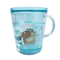 Taza De Doble Capa Con Agua Encapsulada We Bare Bears Azul 260 ml