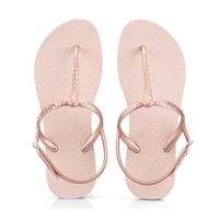 Sandalias Clásicas Para Mujer Rosa 35-36CM