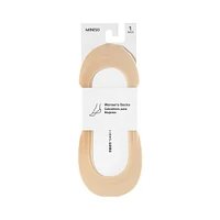 Protector De Pie Antideslizante Para Mujer 60% Nailon, 40% Elastano. Nude 23-25