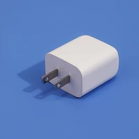 Adaptador De Carga Rápida USB Y Tipo C Blanco 4x2 cm