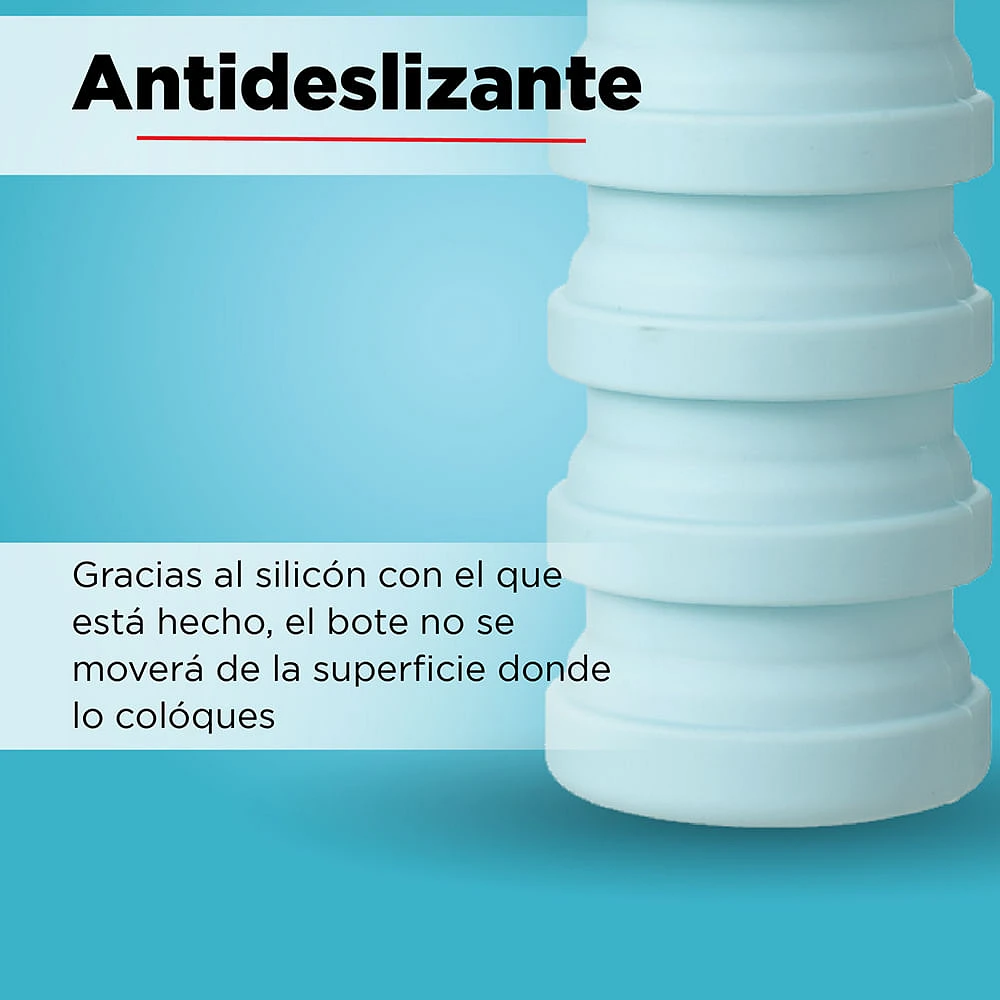 Botella  Plegable Silicon  Azul 470 ml