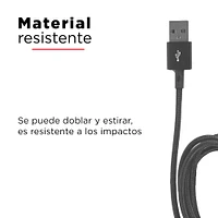 Cable De Carga Rápida USB A Lightning Gris 1 M