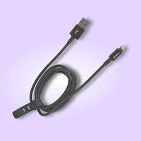 Cable De Carga Rápida USB A Lightning Gris 1 M