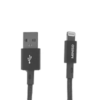 Cable De Carga Rápida USB A Lightning Gris 1 M