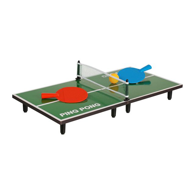 Ping Pong portátil con red extensible, 2 palas y 3 pelotas