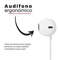 Audífonos De Cable Tipo C Blancos 120 cm