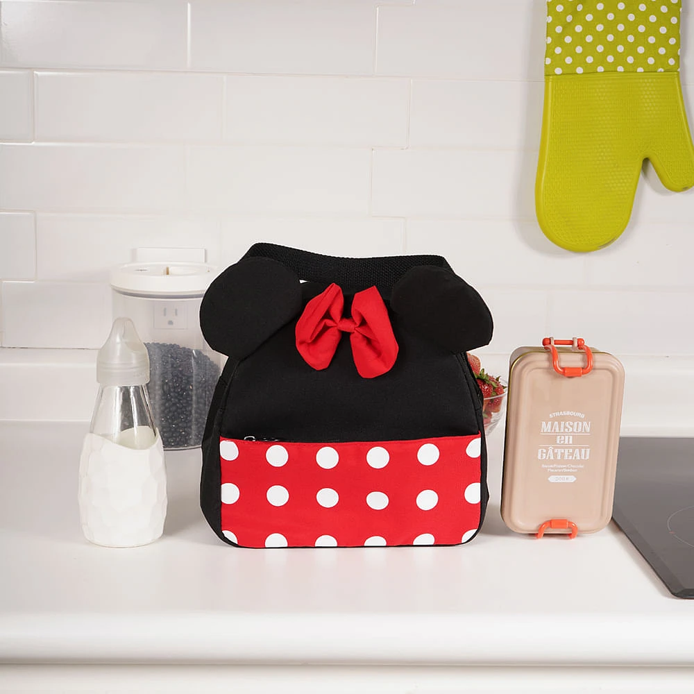 Lonchera Disney Minnie Mouse Textil 21x13x21 cm