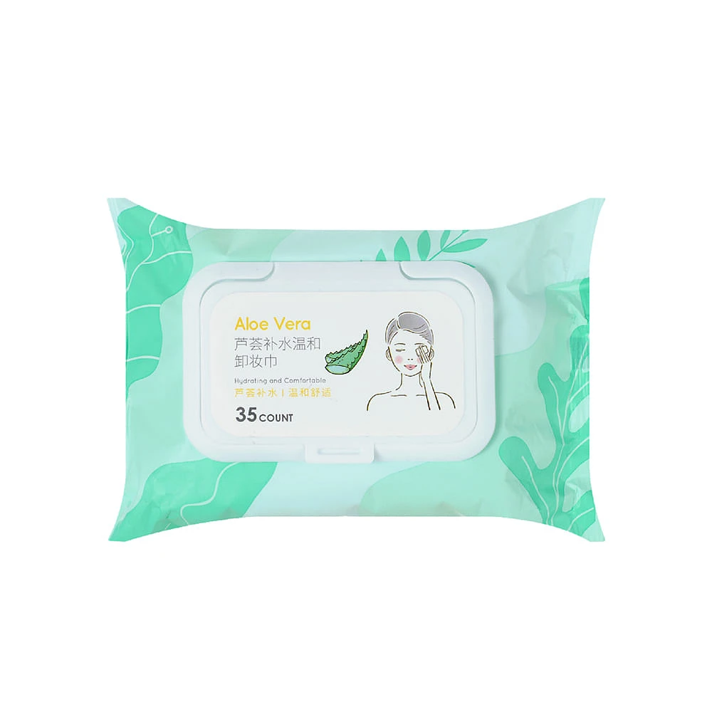 Toallitas Desmaquillantes Aloe Vera 35 Piezas