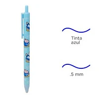 Set Plumas De Pingüino Sr. Miniso Tinta Azul 0.5 mm 2 Piezas