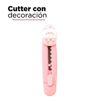 Cutter Conejo Sintético Rosa 2x9 cm