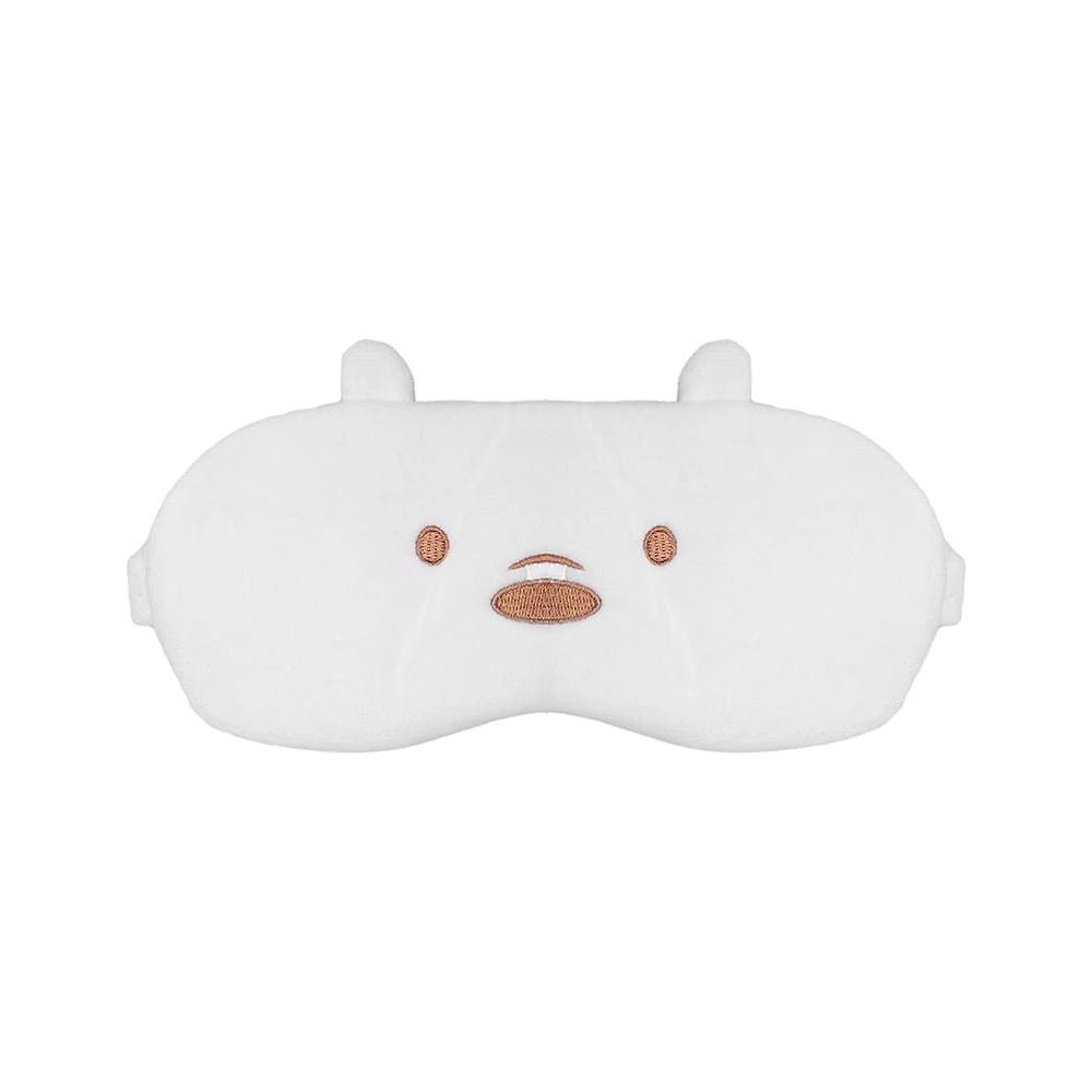 Antifaz Para Dormir We Bare Bears Polar Felpa Blanco 20.5x10 cm