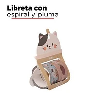 Paquete De Cintas Adhesivas Gato Papel Washi 3x5 cm, 2x5 cm 2 Piezas