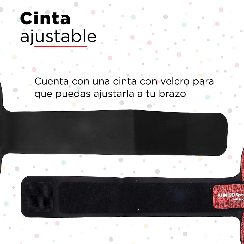 Funda Deportiva De Brazalete Roja Coral