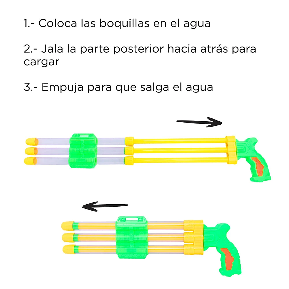 Pistola De Agua Juguete 39x11.5 cm