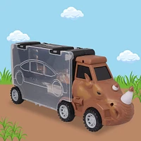 Carro De Juguete Rinoceronte 29x12 cm 9 Piezas